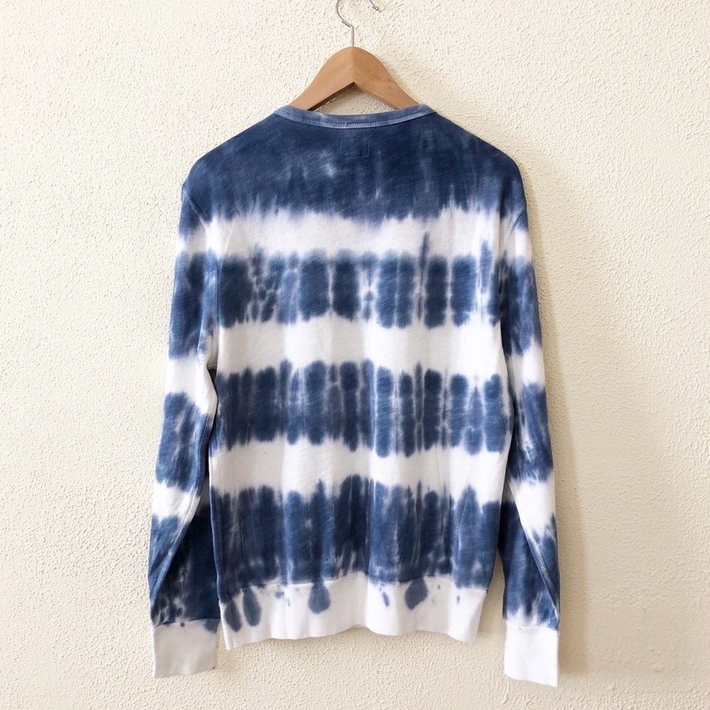 NWT J. Crew Lightweight Sunfaded French Terry Sweatshirt in Tie-dye S - Picture 2 of 4